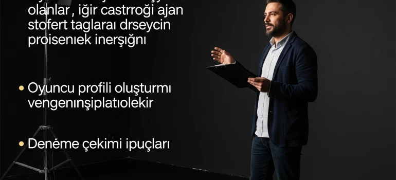 Oyunculuk Yeteneği Olanlar İçin Ajans Başvuru Adımları – Blog görseli